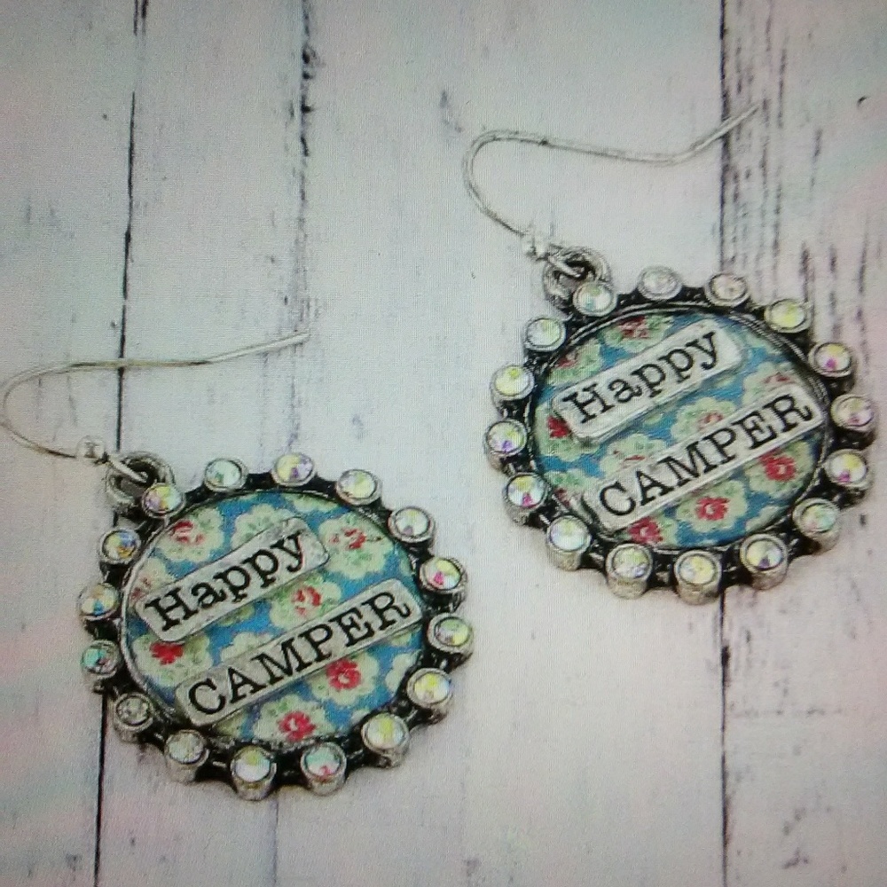 Happy Camper Dangle Earrings